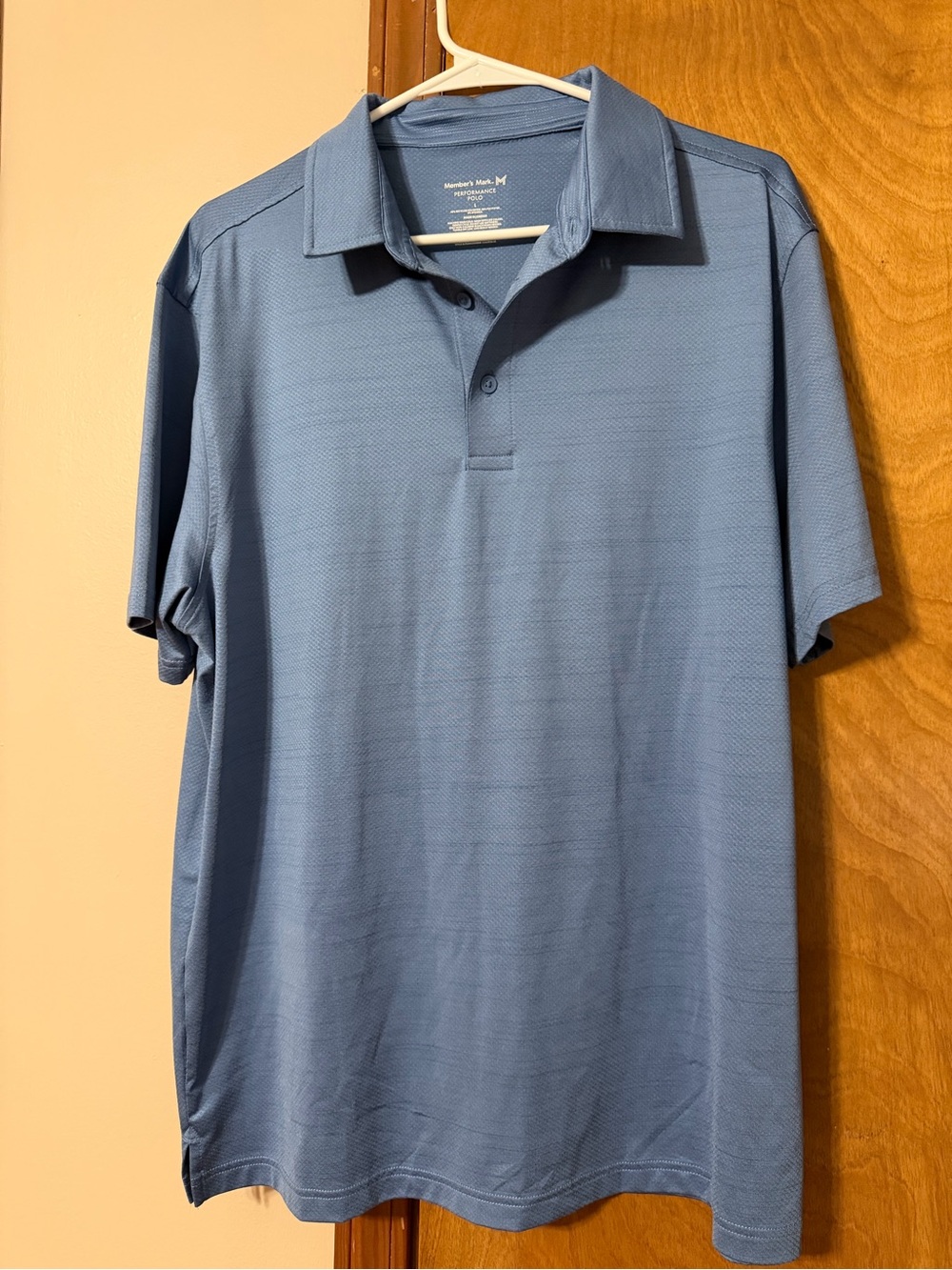 Men's Light Blue Performance Polo Shirt